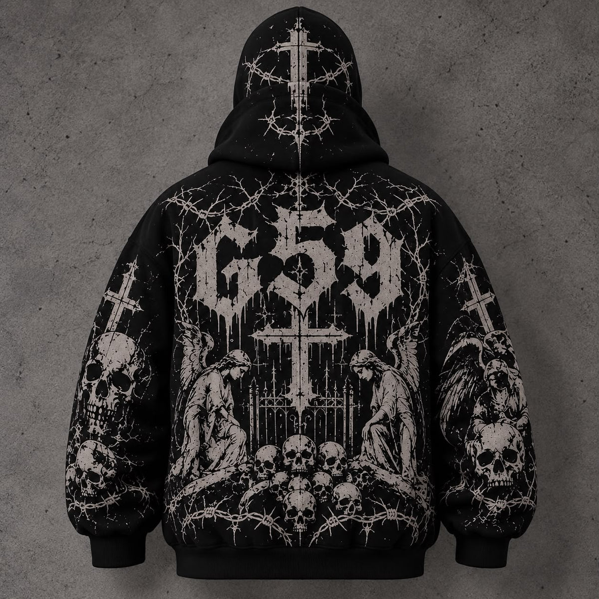 $uicideboy$ Masked Zip-up Hoodie