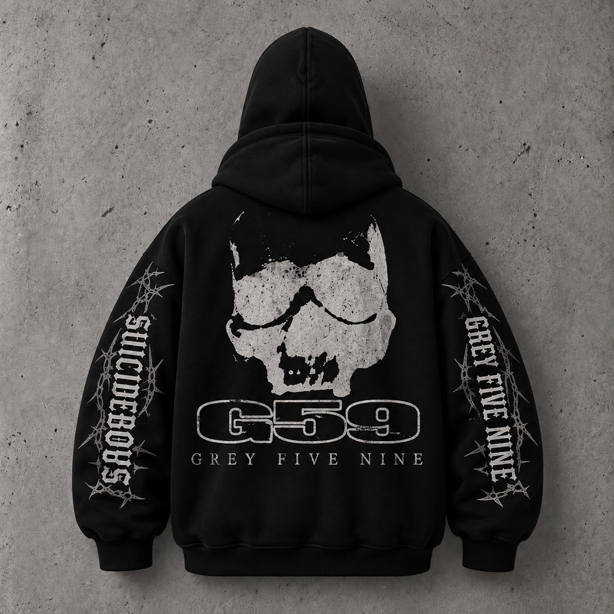$uicideboy$ Masked Zip-up Hoodie